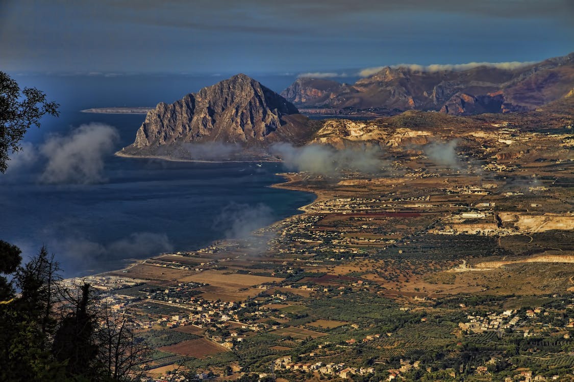 Erice mountain in Sicily