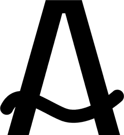 sigle letter happy up logo